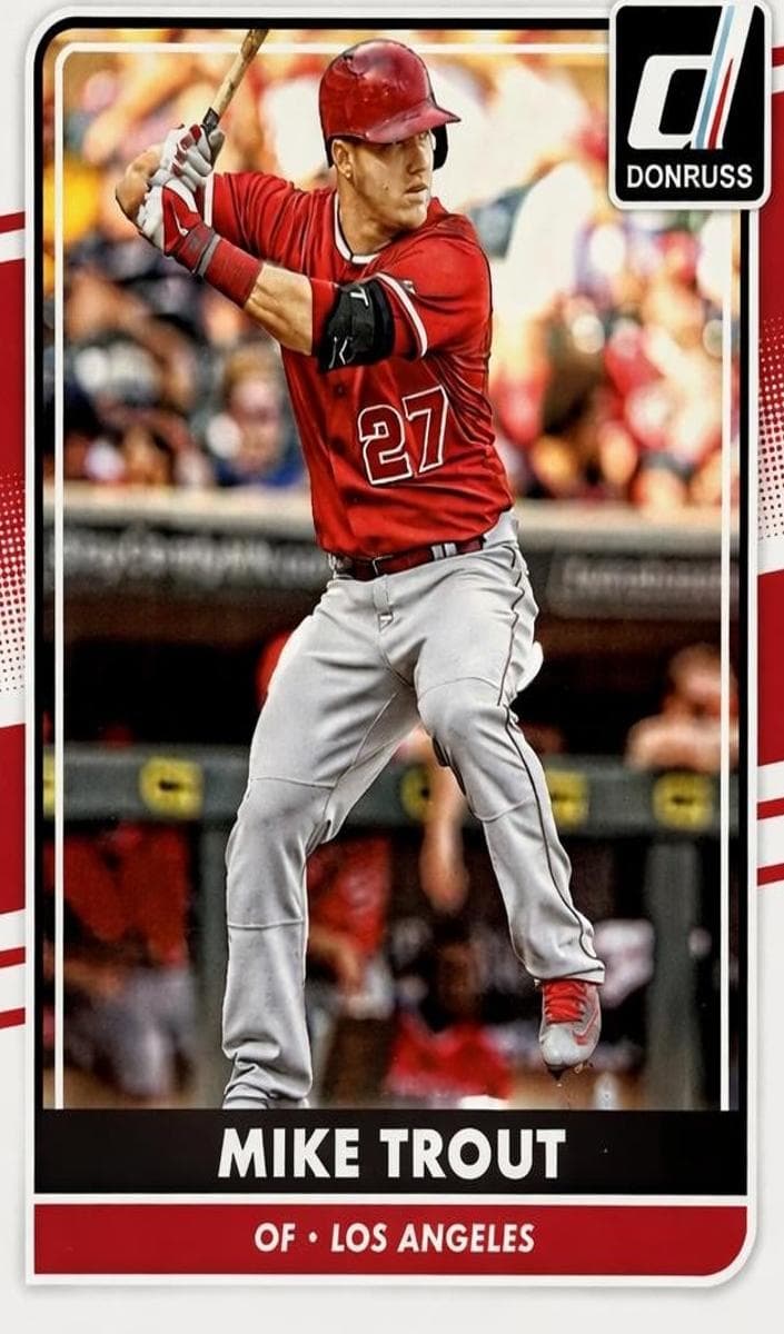 Mike Trout 2016 panini