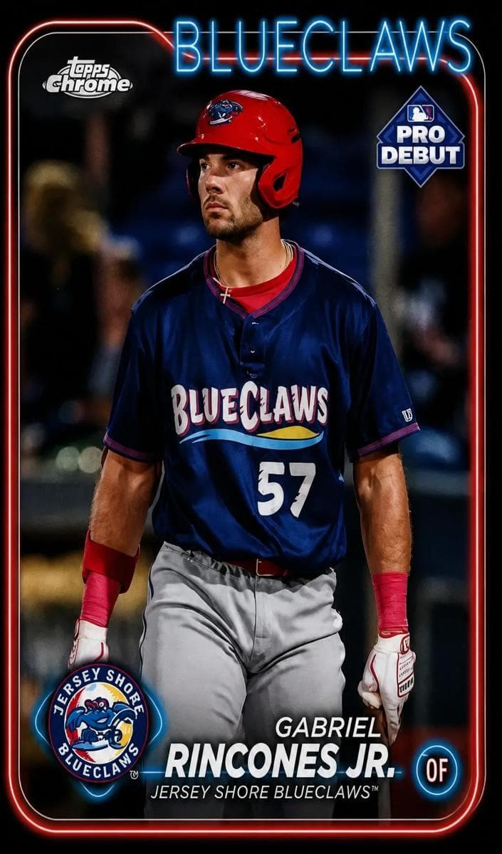 Gabriel Rincones Jr. trading card