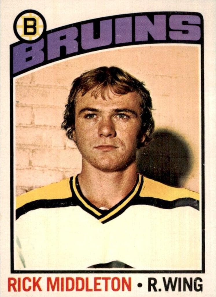 Rick Middleton 1976 topps Topps