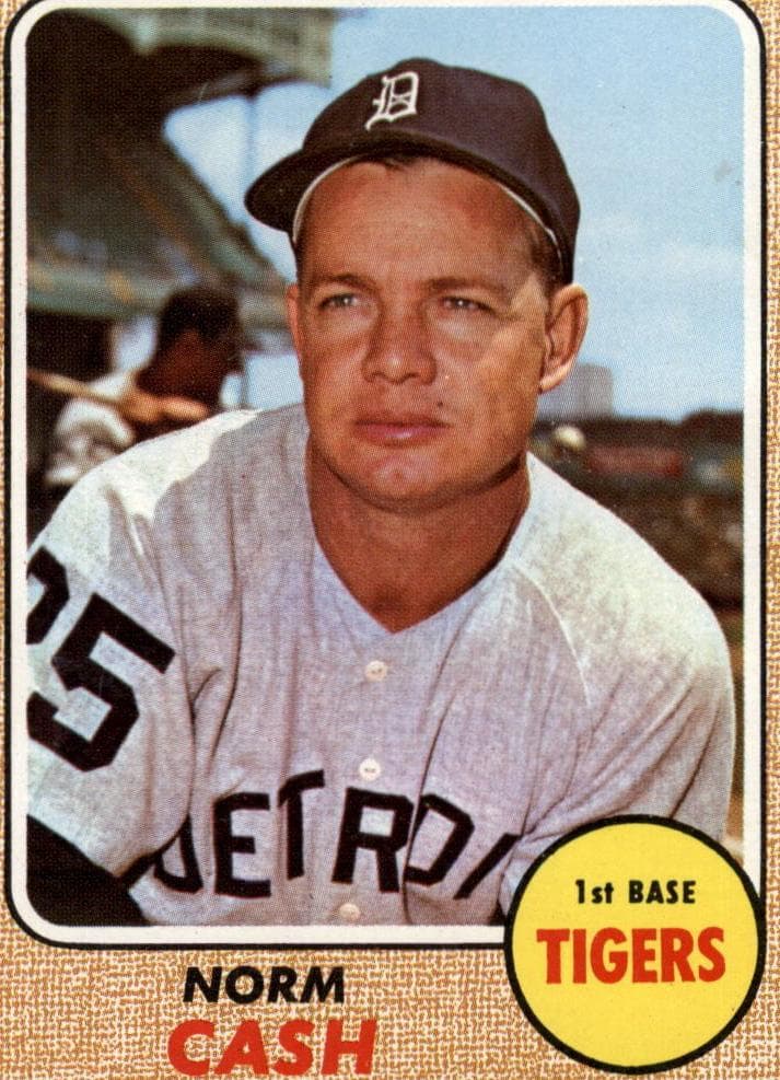 Norm Cash 1968 topps Topps