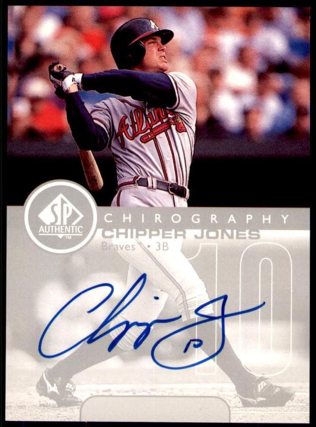 Chipper Jones 1999 unknown SP Authentic