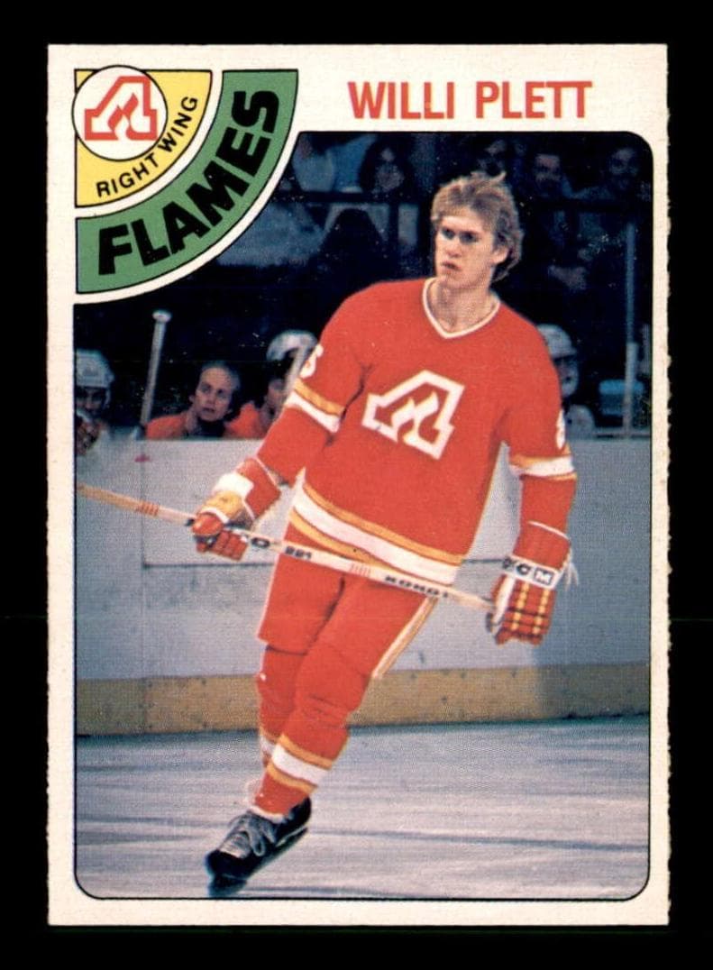 Willi Plett 1978 topps O-Pee-Chee
