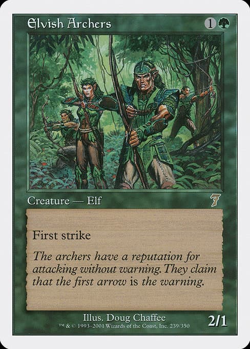 Elvish Archers 2001 Magic: The Gathering