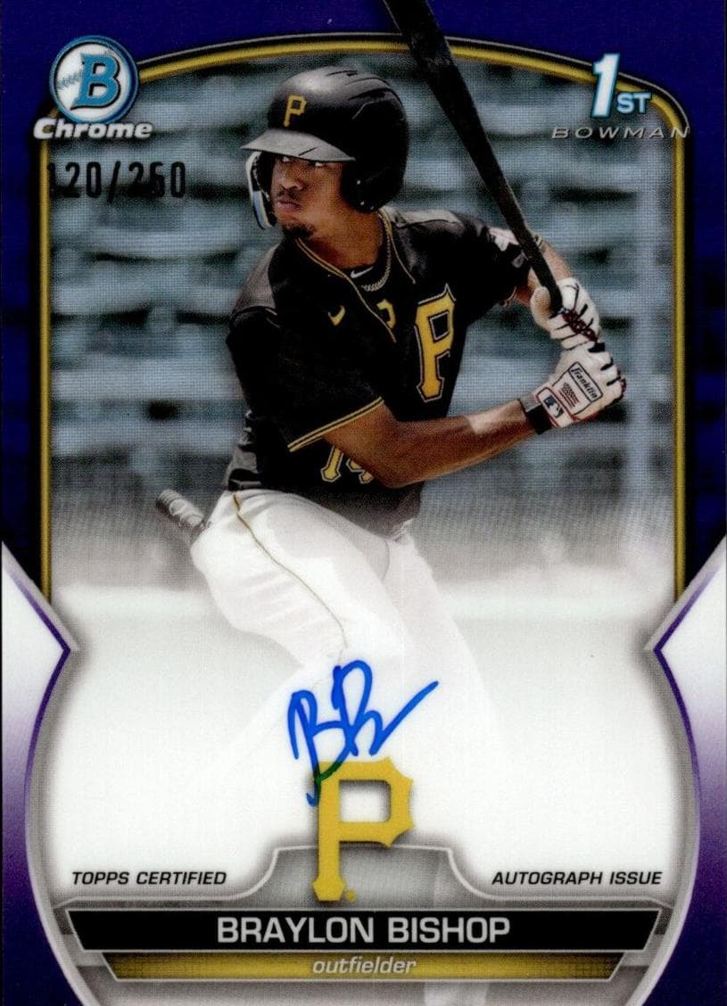 Braylon Bishop trading card