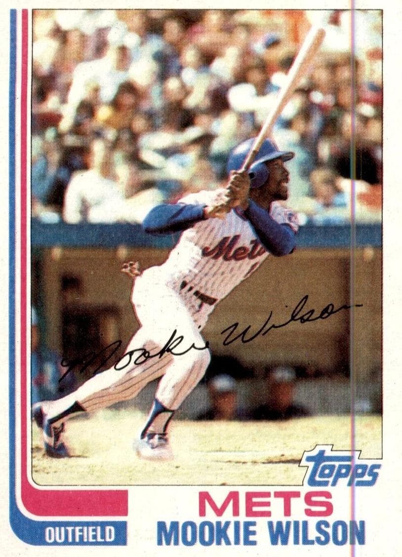 Mookie Wilson 1982 topps Topps