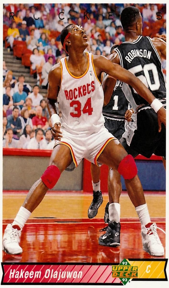 Hakeem Olajuwon 1992 upper-deck Upper Deck