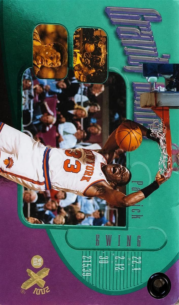 Patrick Ewing 1997 skybox E-x2001