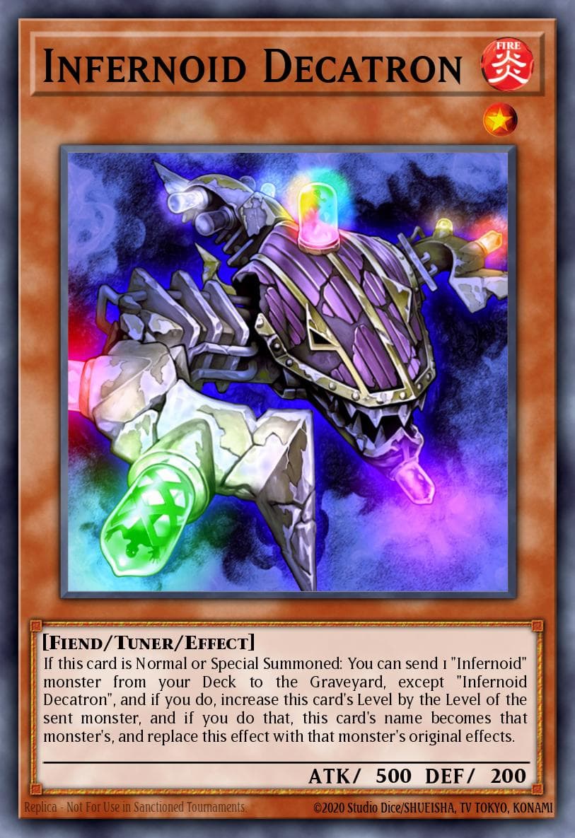 Infernoid Decatron 2015 Yu-Gi-Oh! Japanese Clash of Rebellions