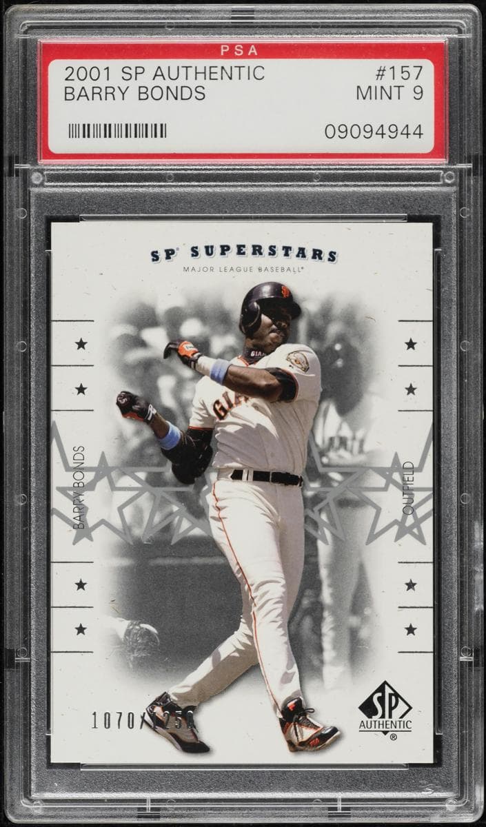 Barry Bonds 2001 unknown SP Authentic