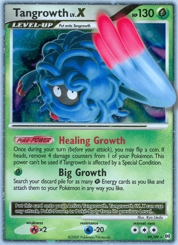 Tangrowth LV. X 2009 Pokemon