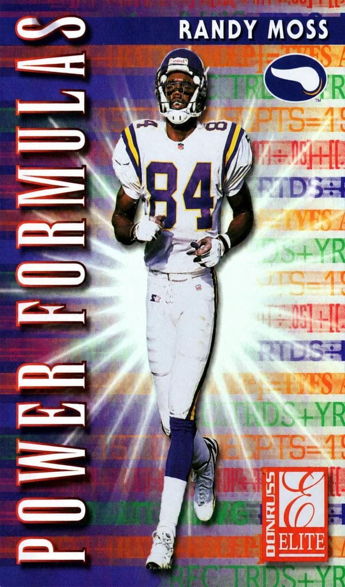 Randy Moss 1999 panini Donruss Elite