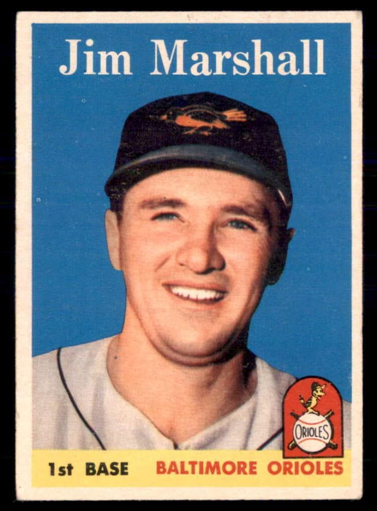 Jim Marshall 1958 topps Topps