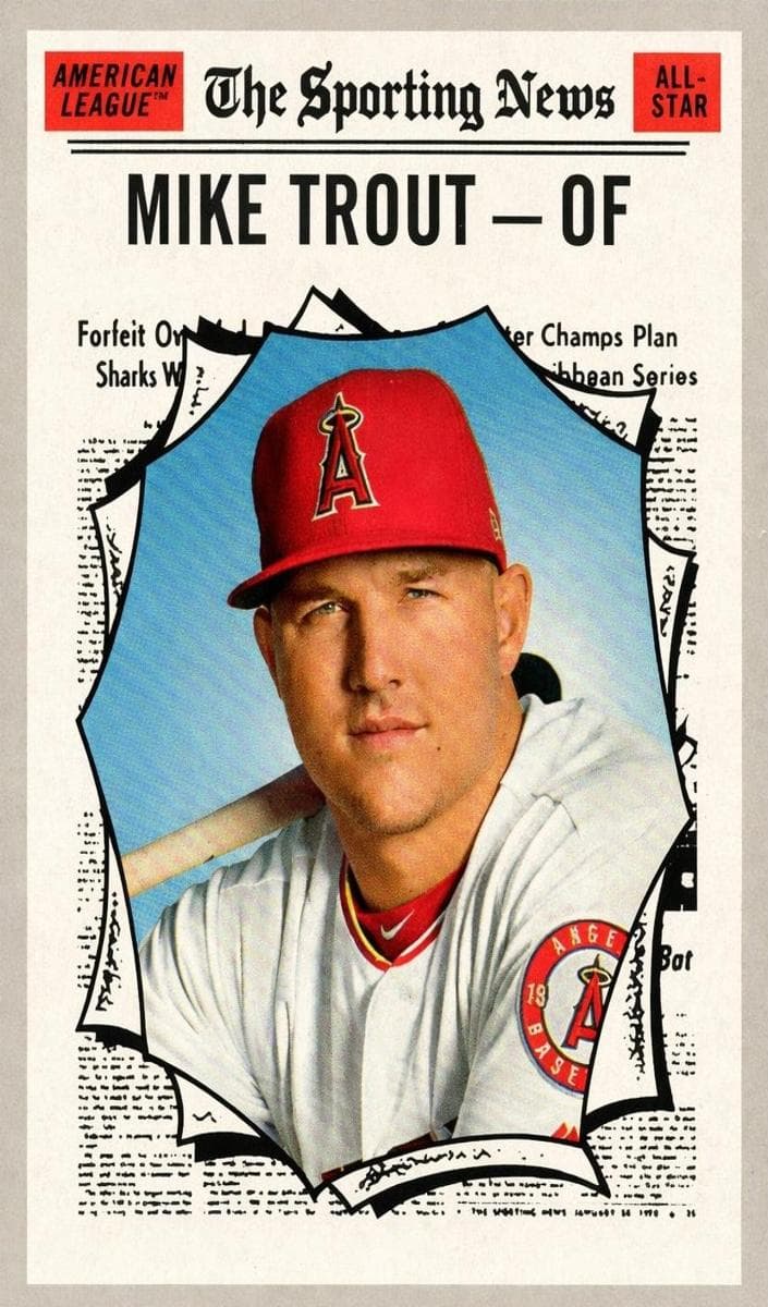 Mike Trout 2019 topps