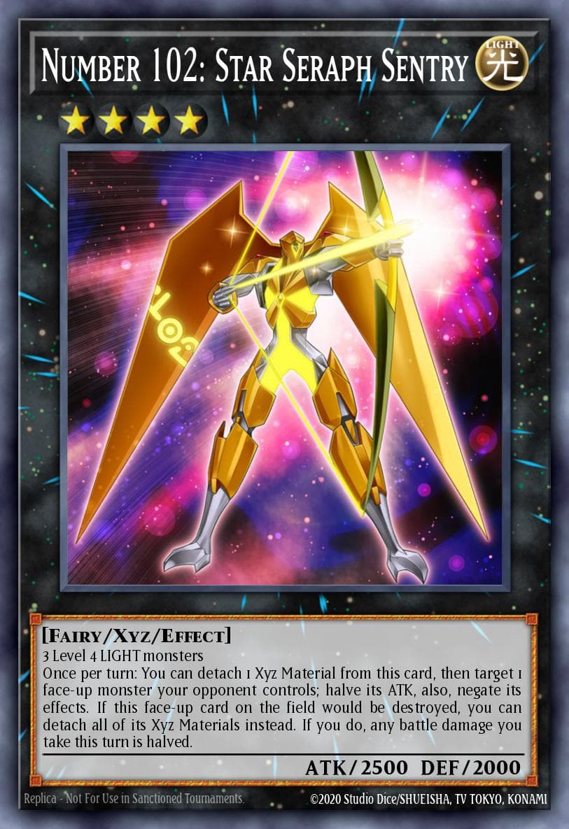 Number 102: Star Seraph Sentry 2013 Yu-Gi-Oh! Judgment of the Light
