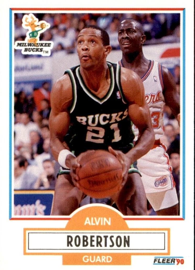Alvin Robertson trading card