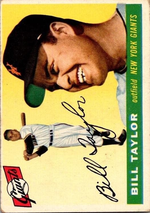 Bill Taylor 1955 topps Topps