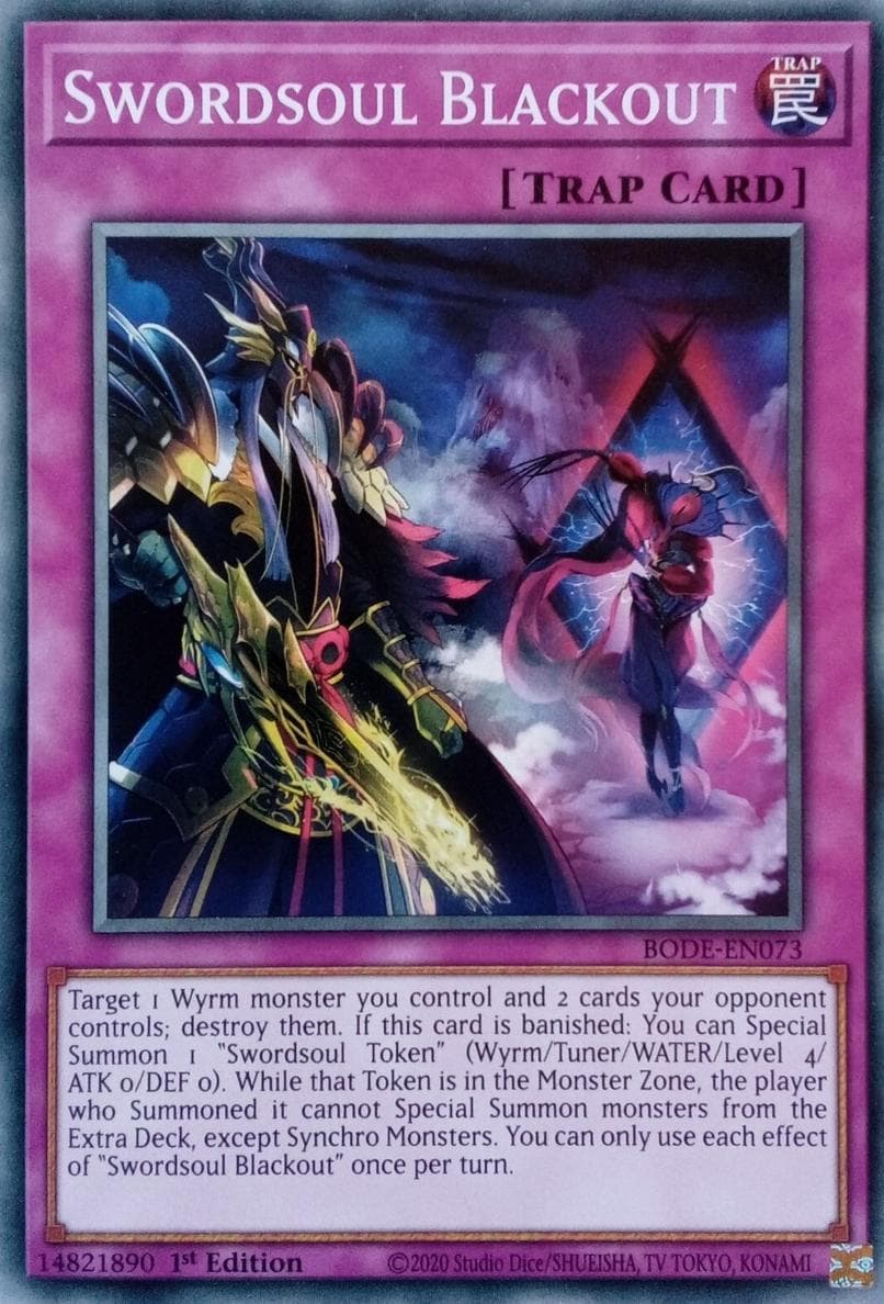 Swordsoul Blackout 2021 Yu-Gi-Oh!