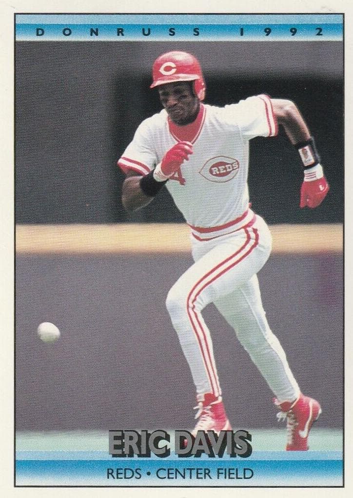 Eric Davis 1992 panini Donruss