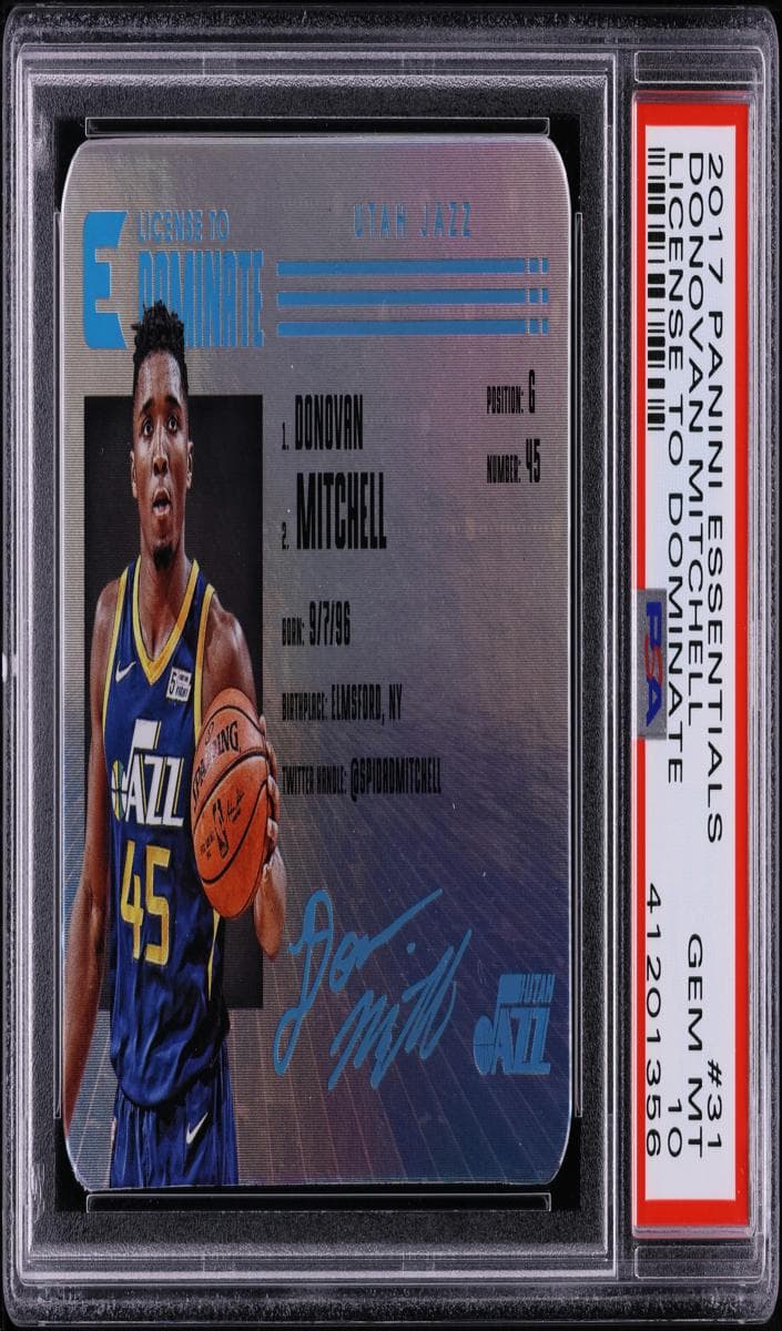 Donovan Mitchell 2017 panini