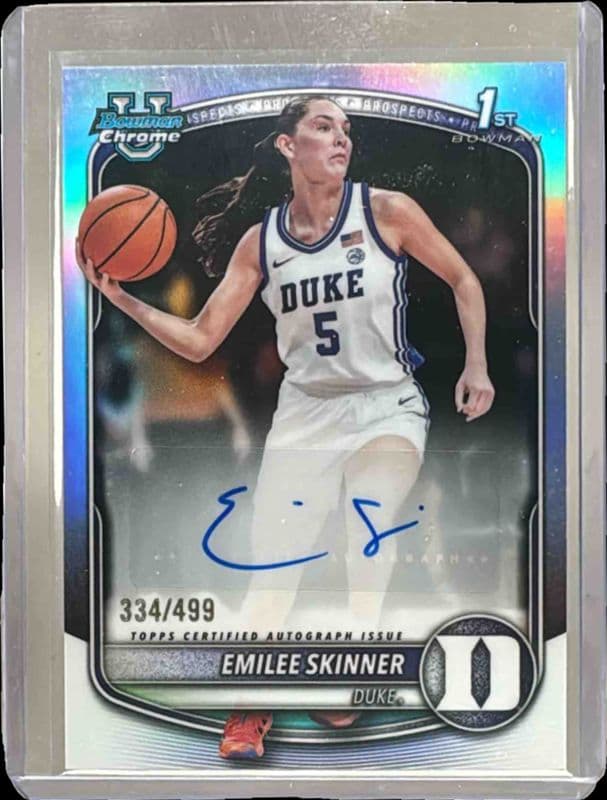 Emilee Skinner trading card