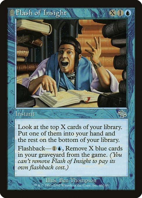 Flash of Insight 2002 Magic: The Gathering