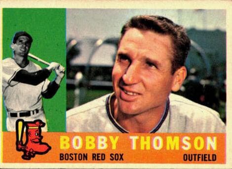 Bobby Thomson 1960 topps Topps