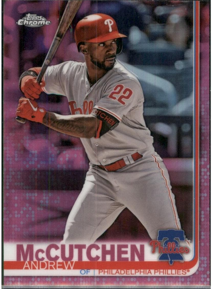 Andrew McCutchen 2019 topps Topps Chrome