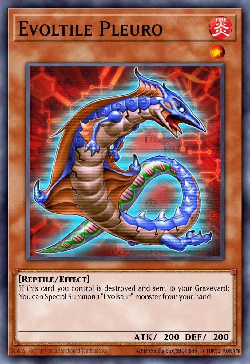 Evoltile Pleuro 2012 Yu-Gi-Oh! Order of Chaos