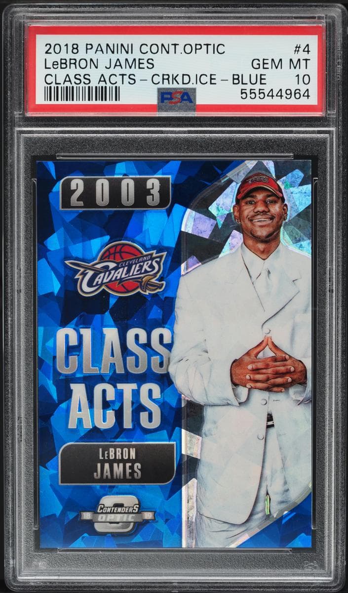 LeBron James 2018 panini Donruss Optic