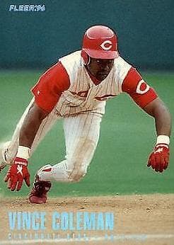 Vince Coleman 1996 fleer
