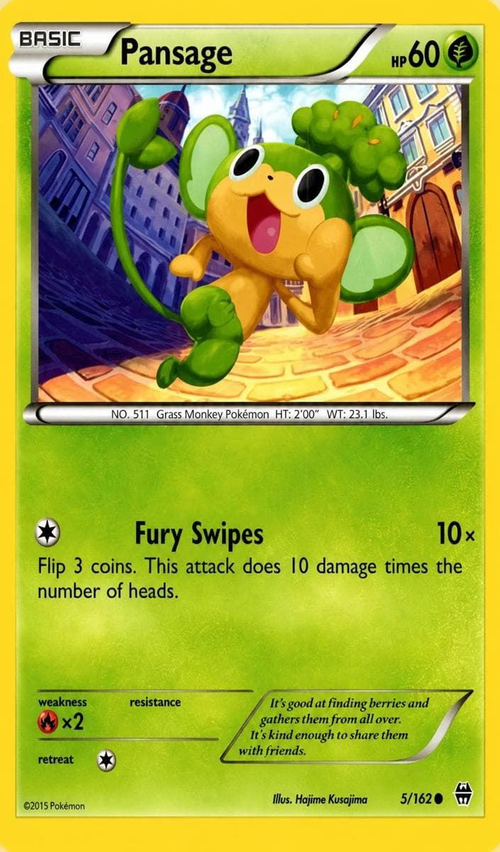 Pansage 2015 Pokemon