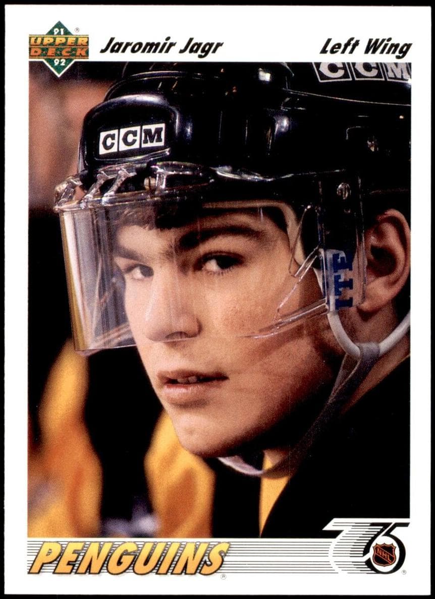 Jaromir Jagr 1991 upper-deck Upper Deck