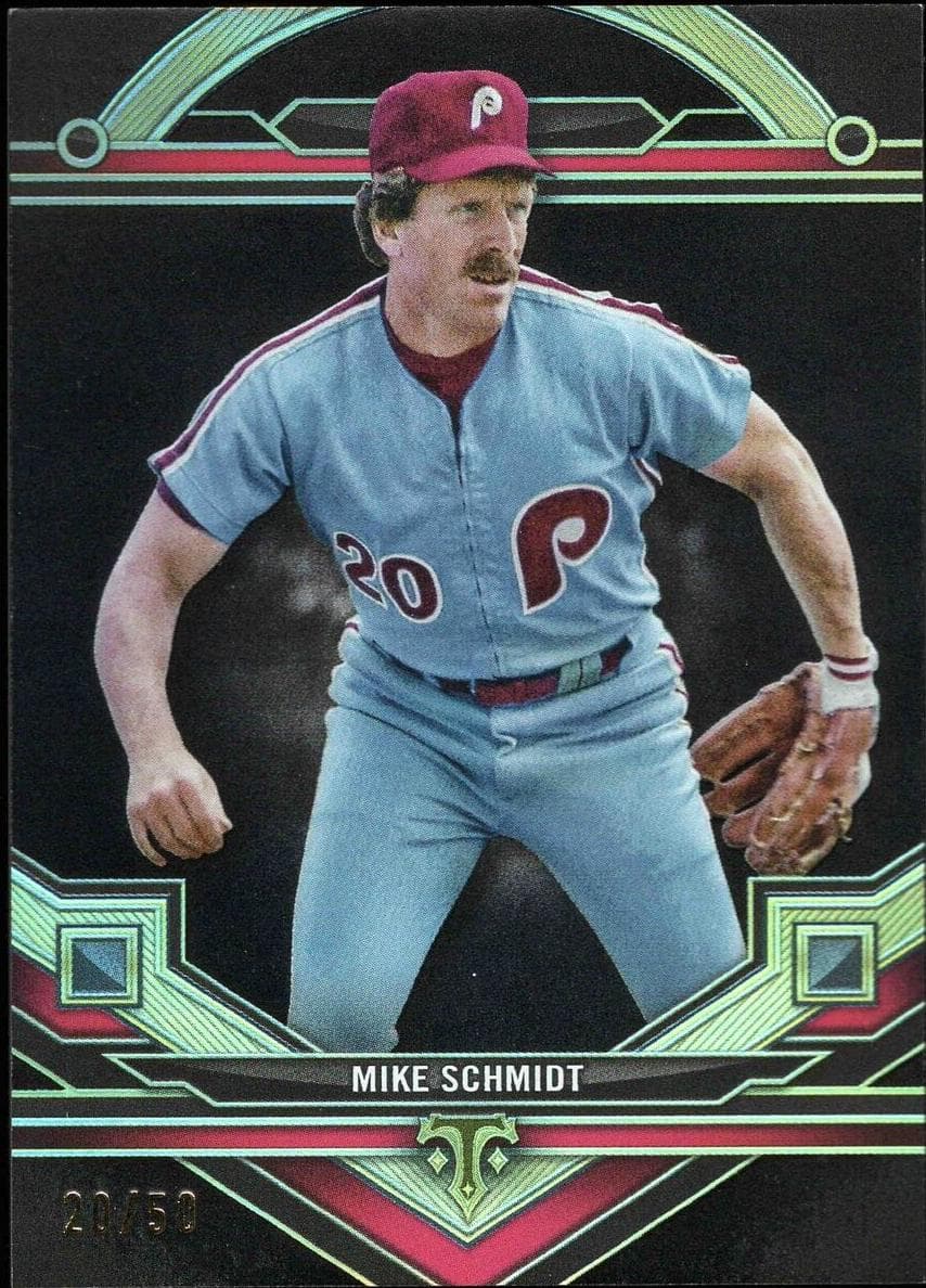 Mike Schmidt 2024 topps Topps Triple Threads