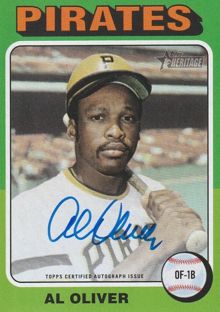 Al Oliver trading card