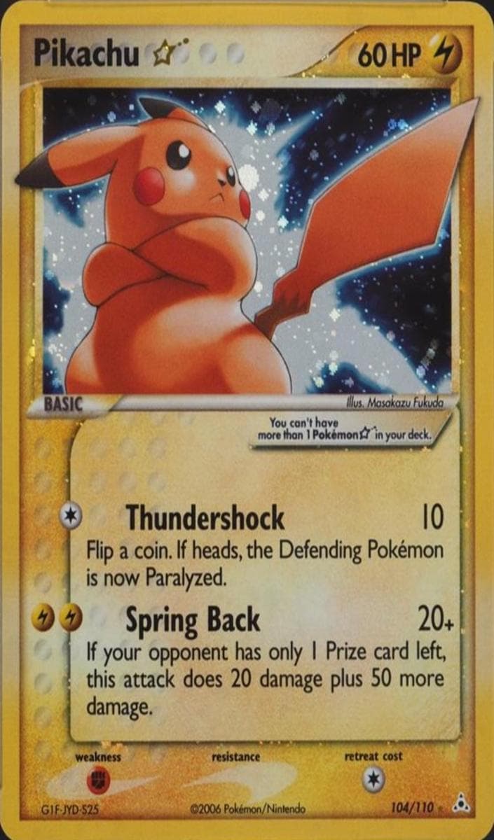 Pikachu ★ #104