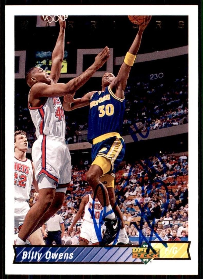 Billy Owens 1992 upper-deck Upper Deck