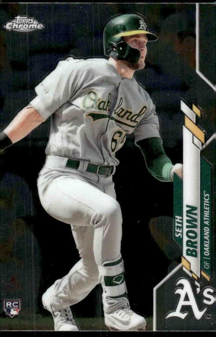 Seth Brown 2020 topps Topps Chrome