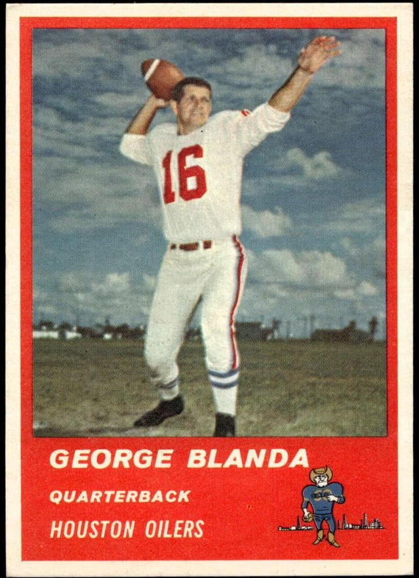 George Blanda 1963 fleer