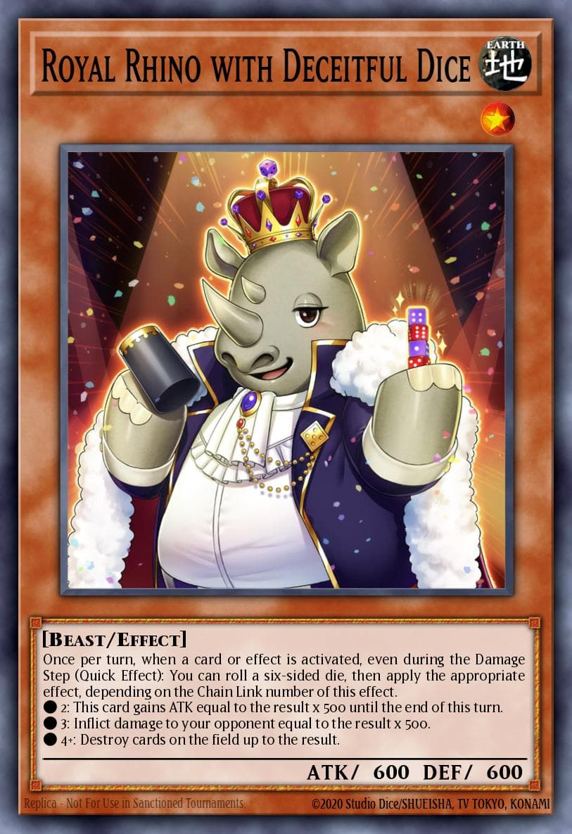 Royal Rhino with Deceitful Dice #PHNI-JP036