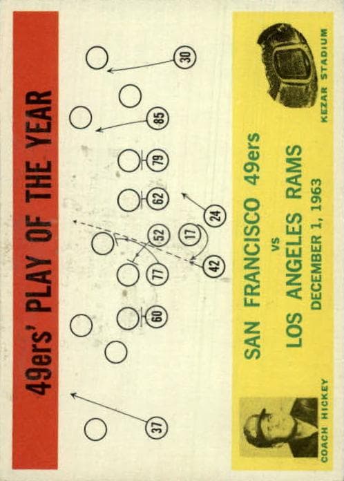 49ers Play of the Year - Red Hickey #168