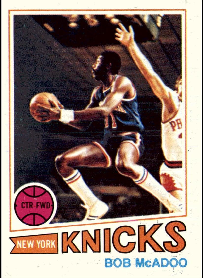 Bob McAdoo 1977 topps