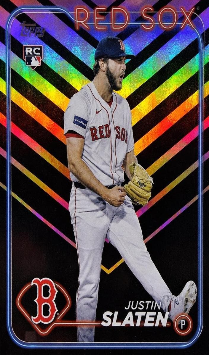 Justin Slaten trading card