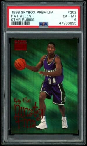 Ray Allen 1998 fleer SkyBox Premium
