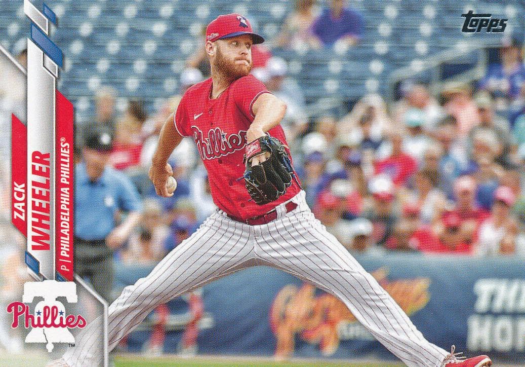 Zack Wheeler 2020 topps Topps Update