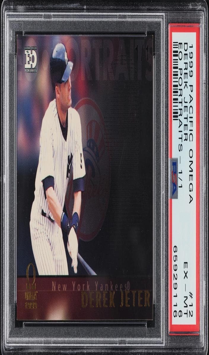 Derek Jeter 1999 unknown Pacific Omega