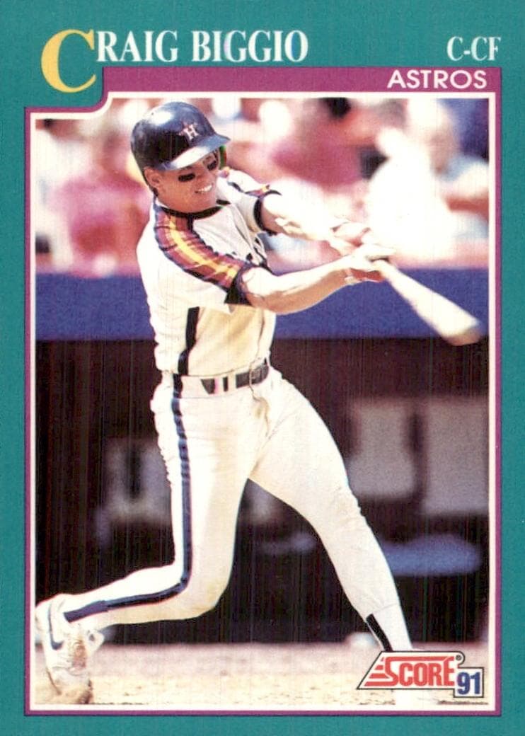 Craig Biggio 1991 panini Score