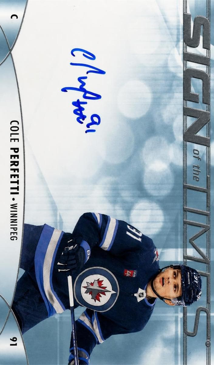 Cole Perfetti trading card