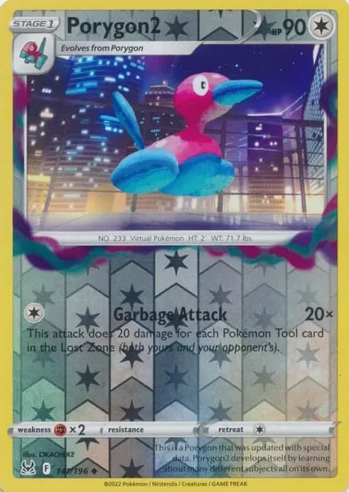 Porygon2 trading card
