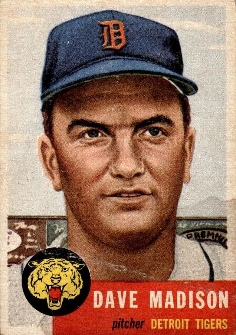 Dave Madison 1953 topps Topps