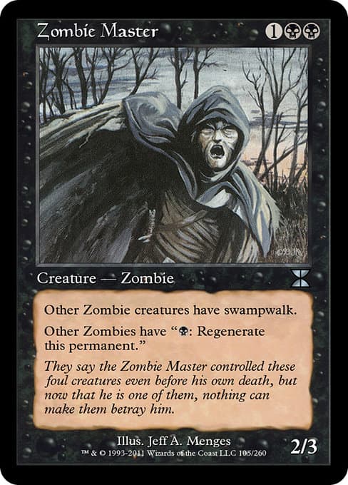 Zombie Master 1994 Magic: The Gathering Revised